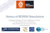 Status of BDSIM Simulation L. Nevay, S. Boogert, H. Garcia-Morales, S. Gibson, R. Kwee-Hinzmann, J. Snuverink Royal Holloway, University of London 17 th.