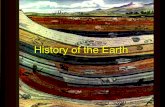 Geological events that occurred long ago can be arranged in the relative order in which they occurred. History of the Earth.
