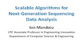 Scalable Algorithms for Next-Generation Sequencing Data Analysis Ion Mandoiu UTC Associate Professor in Engineering Innovation Department of Computer Science.