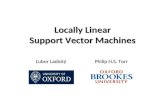 Locally Linear Support Vector Machines Ľubor Ladický Philip H.S. Torr.