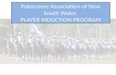 Polocrosse Association of New South Wales PLAYER INDUCTION PROGRAM.