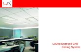 LaGyp Exposed Grid Ceiling System. Main Points for Discussion Market Specific  Market Size Estimation for Ceiling Tiles  No. of Players in Exposed Ceiling.
