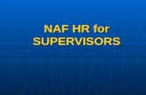 NAF HR for SUPERVISORS.