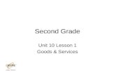 ©2009, TESCCC Second Grade Unit 10 Lesson 1 Goods & Services.