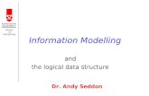 Dr. Andy Seddon Staffordshire UNIVERSITY School of Computing Information Modelling and the logical data structure.
