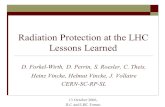 Radiation Protection at the LHC Lessons Learned D. Forkel-Wirth, D. Perrin, S. Roesler, C. Theis, Heinz Vincke, Helmut Vincke, J. Vollaire CERN-SC-RP-SL.