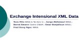 Exchange Intensional XML Data Tova MiloSerge Abiteboul Tova Milo INRIA & Tel-Aviv U. ; Serge Abiteboul INRIA ; Bernd AmannOmar Benjelloun Bernd Amann Cedric-CNAM.