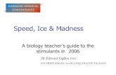 Speed, Ice & Madness A biology teacher’s guide to the stimulants in 2006 Dr Edward Ogden PSM MA MBBS BMedSc GradCertMgt FRACGP FAChAM.