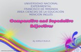 UNIVERSIDAD NACIONAL EXPERIMENTAL FRANCISCO DE MIRANDA ÁREA CIENCIAS DE LA EDUCACIÓN MENCIÓN INGLÉS By KARLA RUELA.