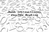 Math Instructional Coaches Meeting 9/19/2013. Myth #1 If your lessons are engaging, you won’t have discipline problems.