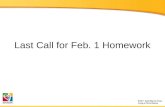 Last Call for Feb. 1 Homework. Christology Notes Feb. 1, 2016 Document #: TX001066 Spring 2016.