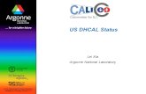 US DHCAL Status Lei Xia Argonne National Laboratory.
