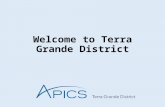 Welcome to Terra Grande District. Meeting objectives To have fun!!! (we work hard) To share experiences To work on Apics future.