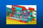 1 ALICE A Large Ion Collider Experiment. 2 ALICE An experiment dedicated to the study of nucleus-nucleus collisions at LHC… An experiment dedicated to.