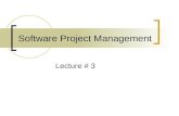Software Project Management Lecture # 3. Outline Metrics for Process and Projects  Introduction  Software Metrics Process metrics Project metrics Direct.