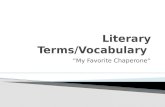 Literary Terms/Vocabulary