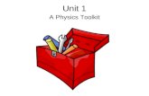 Unit 1 A Physics Toolkit. 1.1 Mathematics and Physics Physics depends on numerical results to support theoretical models.