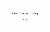 DNA Sequencing 8.2. Polymerase Chain Reaction (PCR) a direct method of making many copies of a DNA sequence exponential increase because each cycle doubles.