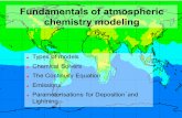 Fundamentals of atmospheric chemistry modeling Types of models Chemical Solvers The Continuity Equation Emissions Parameterisations for Deposition and.
