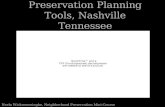 Preservation Planning Tools, Nashville Tennessee Neela Wickremesinghe, Neighborhood Preservation Mini-Course.