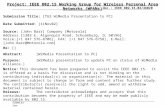 Doc.: IEEE 802.15-02/460r0 Submission November 2002 Dr. John R. Barr, MotorolaSlide 1 Project: IEEE 802.15 Working Group for Wireless Personal Area Networks.