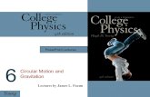 Lectures by James L. Pazun 6 Circular Motion and Gravitation.