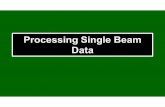 Processing Single Beam Data