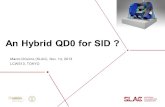 An Hybrid QD0 for SID ? Marco Oriunno (SLAC), Nov. 14, 2013 LCWS13, TOKYO.