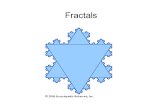 Fractals. What do we mean by dimension? Consider what happens when you divide a line segment in two on a figure. How many smaller versions do you get?