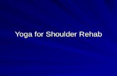 Yoga for Shoulder Rehab. The Rotator Cuff SupraspinatusInfraspinatus Teres minor subscapularis.