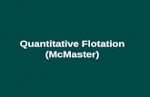 Quantitative Flotation (McMaster). 4 gram 56 ml StirWait 30 min.  10 ml Centrifuge 1200 g 5-7 min Gauze 30x30 cm Remove supernatant with pipette Add.