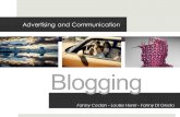 Advertising and Communication Fanny Cedan - Louise Hurel - Fanny Di Giusto Blogging.