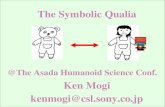 The Symbolic Qualia Ken Asada Humanoid Science Conf.