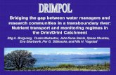 Bridging the gap between water managers and research communities in a transboundary river: Nutrient transport and monitoring regimes in the Drim/Drini.
