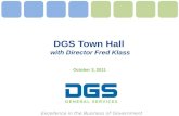 DGS Town Hall with Director Fred Klass October 3, 2011.