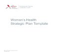 2014 THE ADVISORY BOARD COMPANY   Womens Health Strategic Plan Template Marketing and Planning Leadership Council.