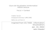 Inspired from CS 7450 - Information Visualization Jan. 10, 2002 John Stasko Frdric Vernier Enseignant-Chercheur LIMSI-CNRS Matre de conf Paris XI Cours.