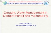 DEFINITION OF DROUGHT Drought, means the naturally occurring phenomenon that exists when; Precipitation has been significantly below long term average.