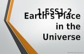 Earths Place in the Universe 1-ESS1-2 1-ESS1-2 Earths Place in the Universe.