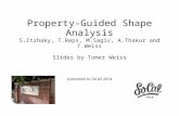 Property-Guided Shape Analysis S.Itzhaky, T.Reps, M.Sagiv, A.Thakur and T.Weiss Slides by Tomer Weiss Submitted to TACAS 2014.