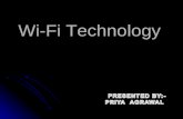 Wi-Fi Technology PRESENTED BY:- PRIYA AGRAWAL.