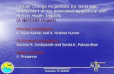 NATCOM Project Mid-term Evaluation - 27.02.2003 Climate Change Projections for India and Assessment of the Associated Agricultural and Human Health Impacts.