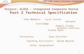 ISMT E-200: Trends in Enterprise Information Systems Project: GLOCO  Integrated Corporate Portal Part 2 Technical Specification Team Members: Joyce Torres.