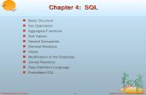 Silberschatz, Korth and Sudarshan4.1Database System Concepts Chapter 4: SQL Basic Structure Set Operations Aggregate Functions Null Values Nested Subqueries.