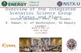 1NSTX-U PAC 37, Integrated Scenarios SG Overview, S.P. Gerhardt, 1/27/2016 Stefan Gerhardt, PPPL, SG Leader R. Raman, U. of Washington, SG Deputy Leader.