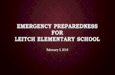 Emergency Preparedness for Leitch Elementary School