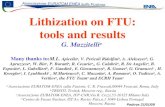 RFX Meeting G. Mazzitelli Padova 21/01/09 Lithization on FTU: tools and results G. Mazzitelli a Many thanks to:M.L. Apicella a, V. Pericoli Ridolfini a,