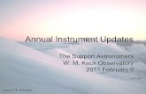 Annual Instrument Updates The Support Astronomers W. M. Keck Observatory 2011 February 9 photo  B. Schaefer.
