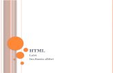 HTML Lab4 Ins.Samia alblwi. O UTLINE : 1-Links 2-Frame.
