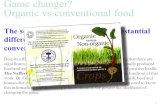 1 Game changer? Organic vs conventional food The scientific evidence reveals substantial differences between organic and conventional food Despite official.